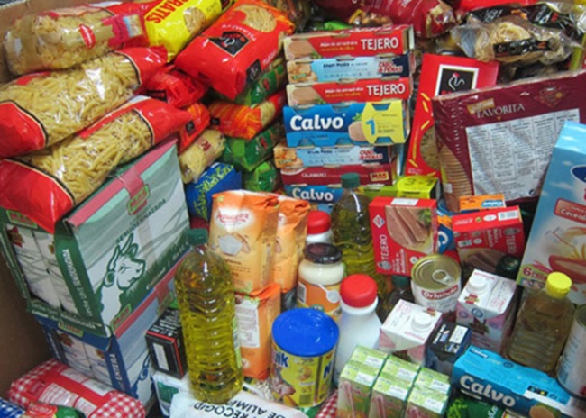 Campaña alimentos Cruz Roja