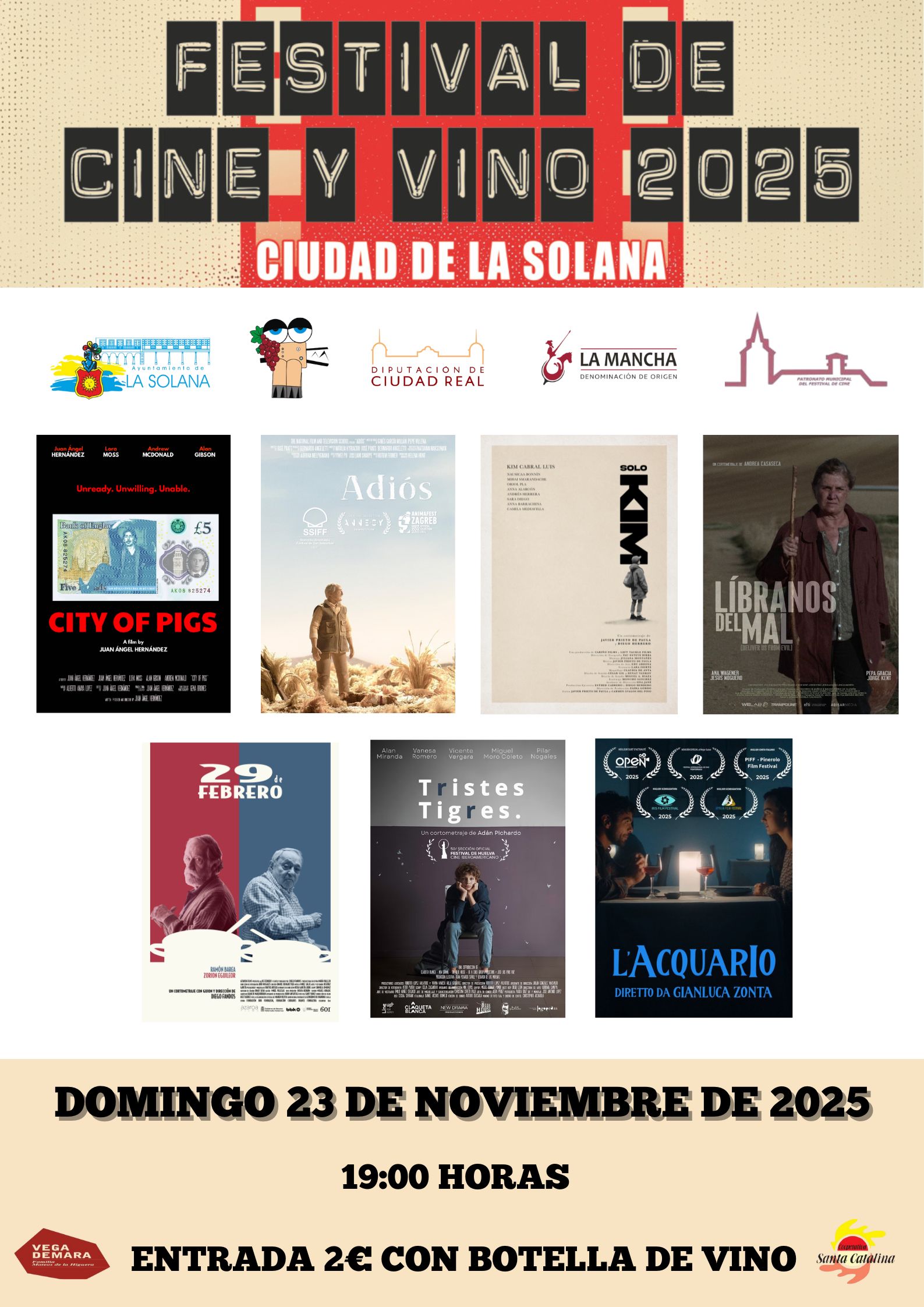 carteles cortos domingo 23