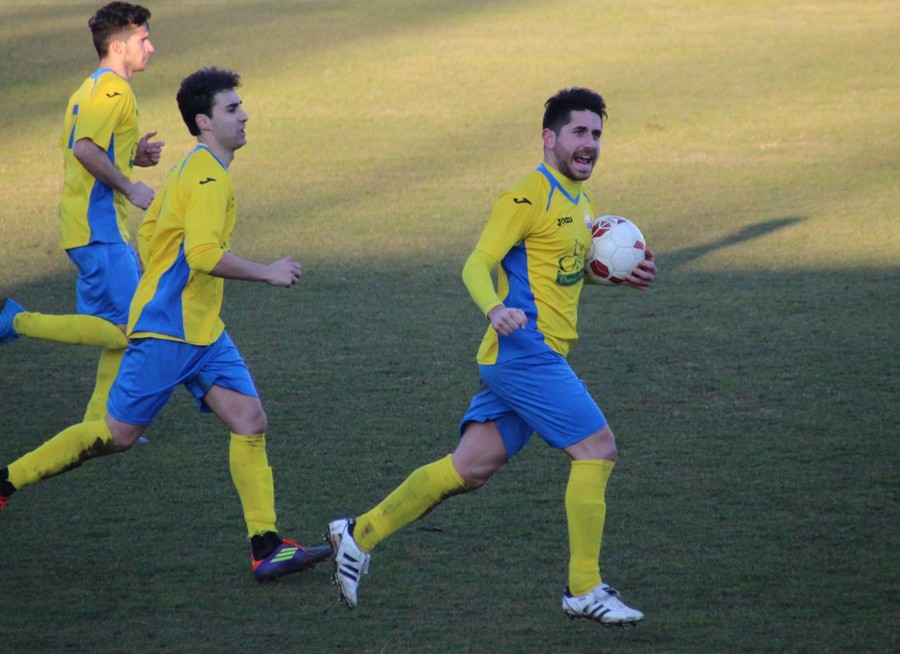 Copia de Almarcha tras lograr el empate