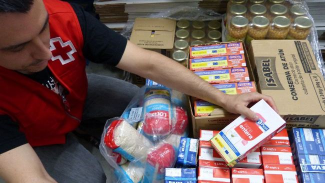 Campaña alimentos cruz roja