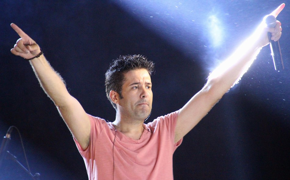 Manuel Reyes durante el concierto - copia
