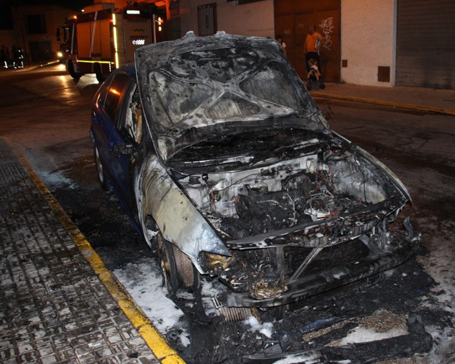 Incendio coche