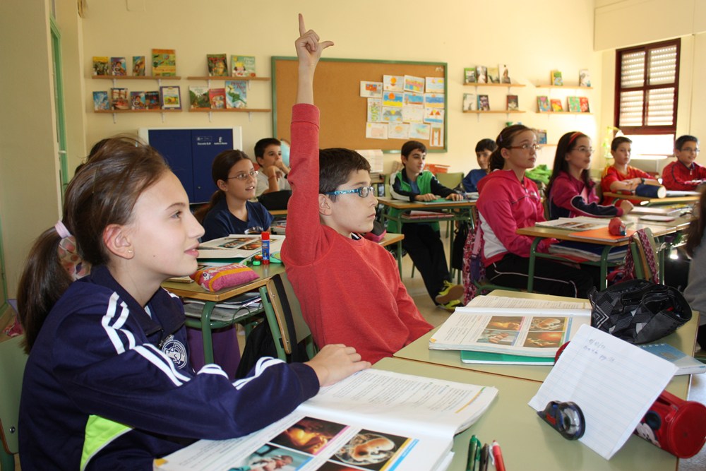 Niños en el cole