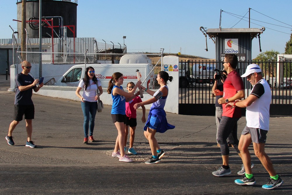 Carrera cambio testigo
