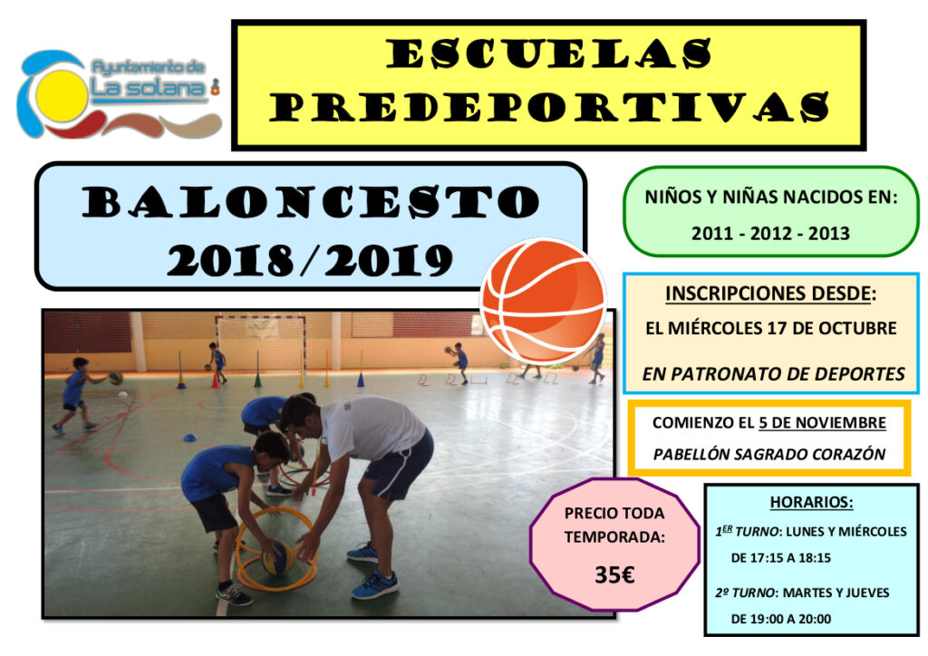 Cartel BabyBasket 2018-19