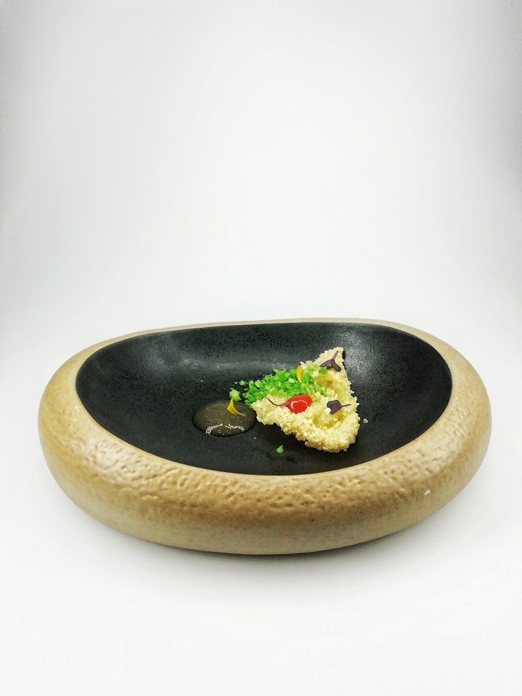 6. Fritura de Crema de Queso Manchego Curado La Casota - Rubén Sánchez Camacho