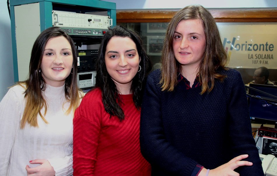 Juani María José y Lourdes en Radio Horizonte