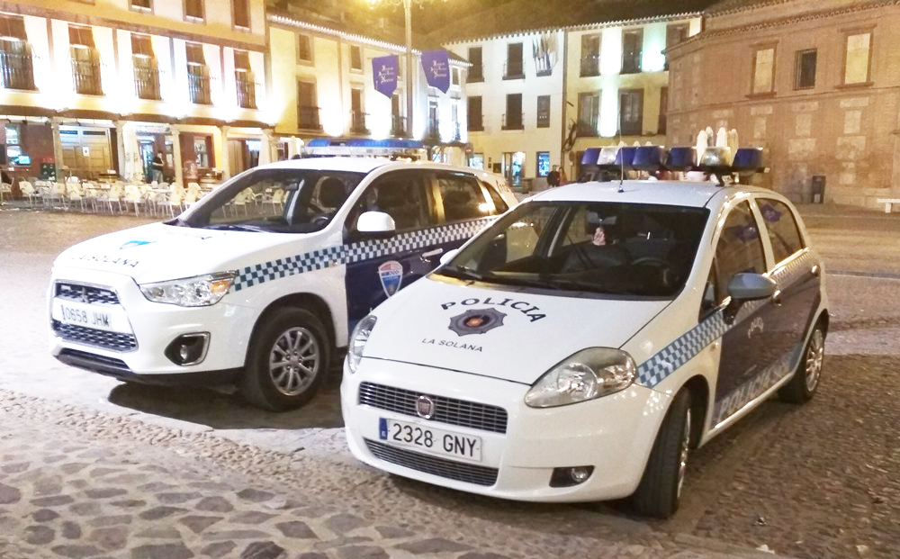 Coches patrulla policía local de La Solana