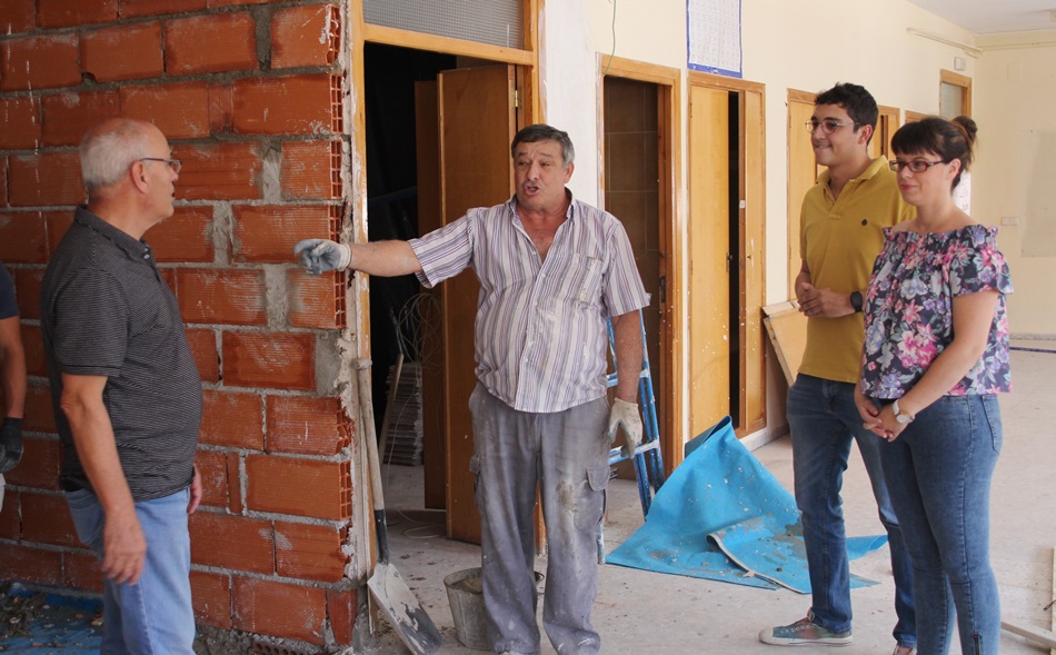 Comedor escolar Romero Peña visita autoridades