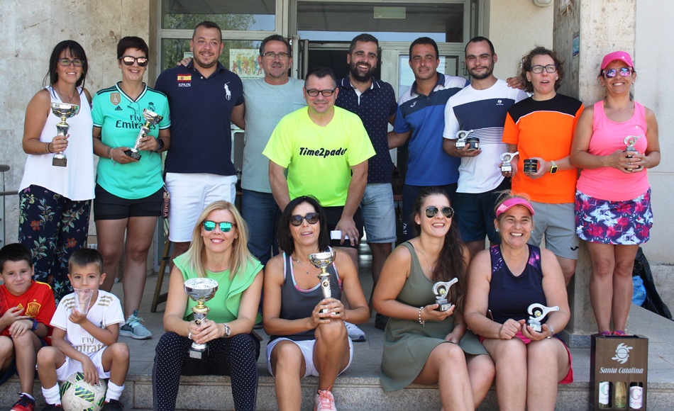 Ganadores ligas pádel de verano