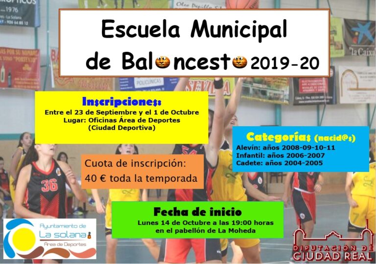 escuela de baloncesto