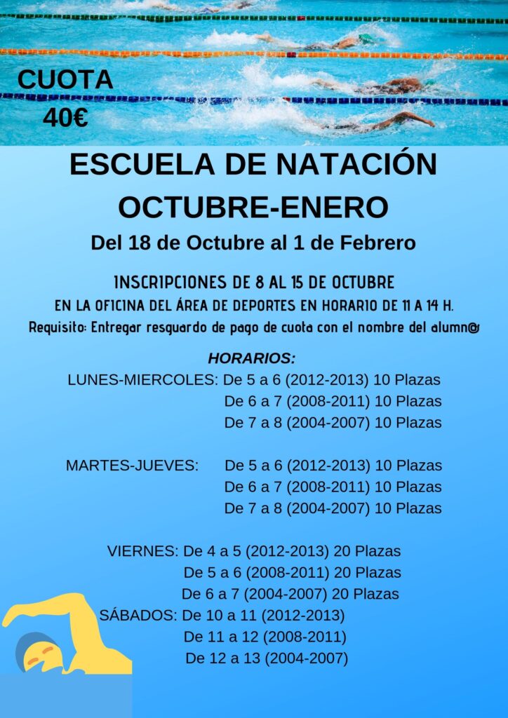 ESCUELA DE NATACIÓN FEBRERO-JUNIO