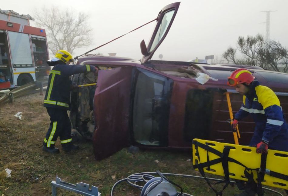 Accidente rotonda Infantes