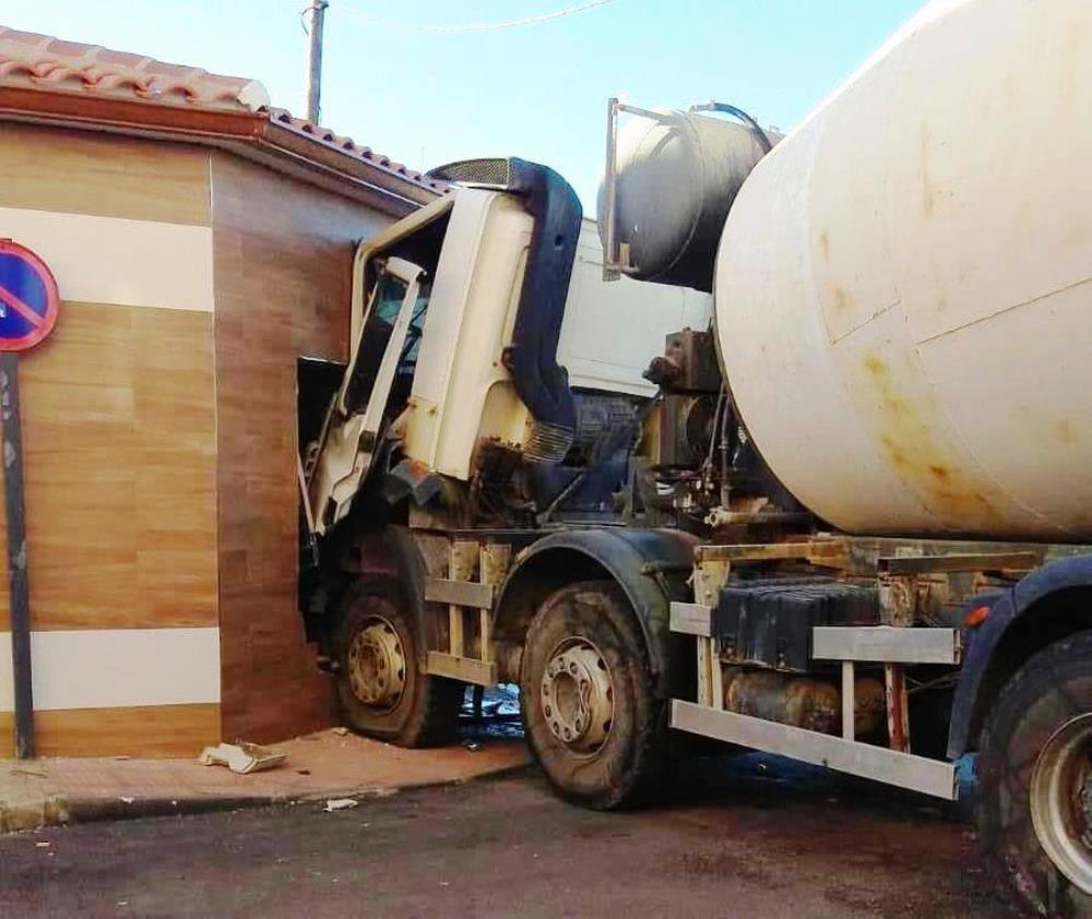 Suceso camión choque