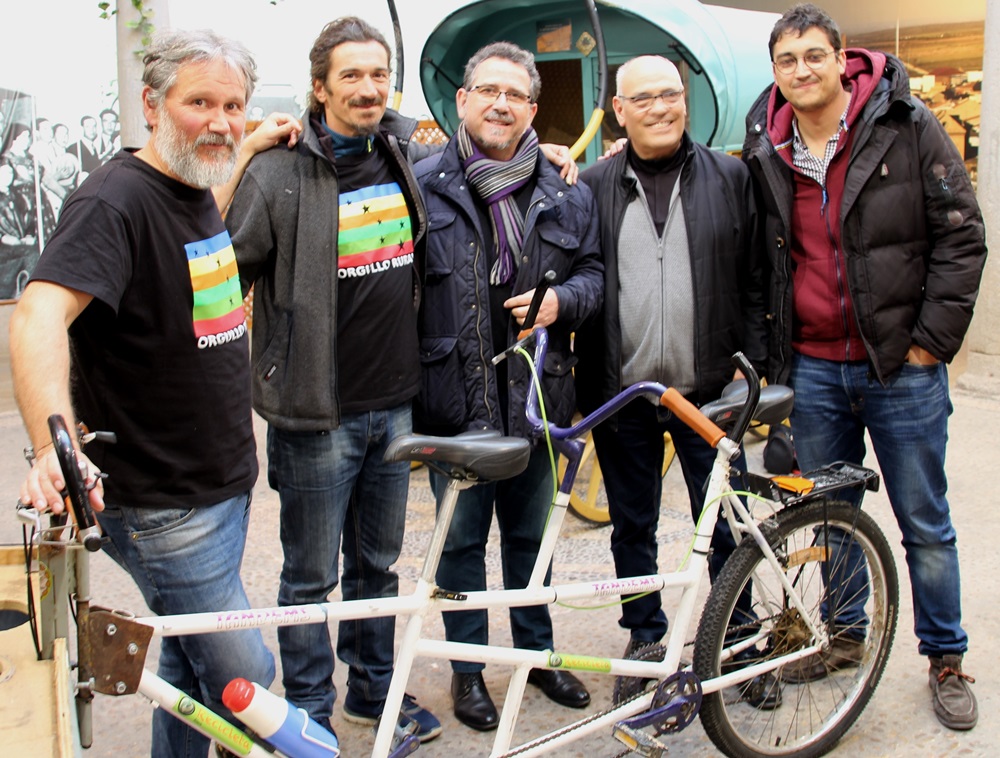 La verducleta con las autoridades locales