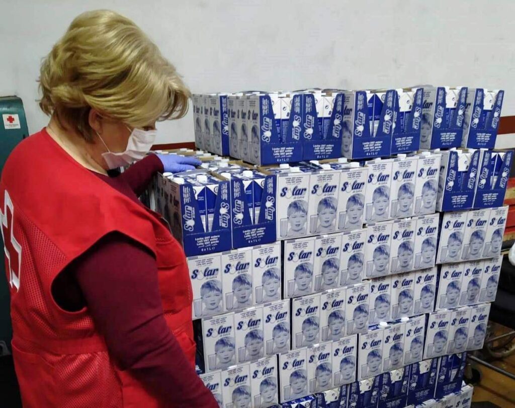 Cruz Roja donación de leche