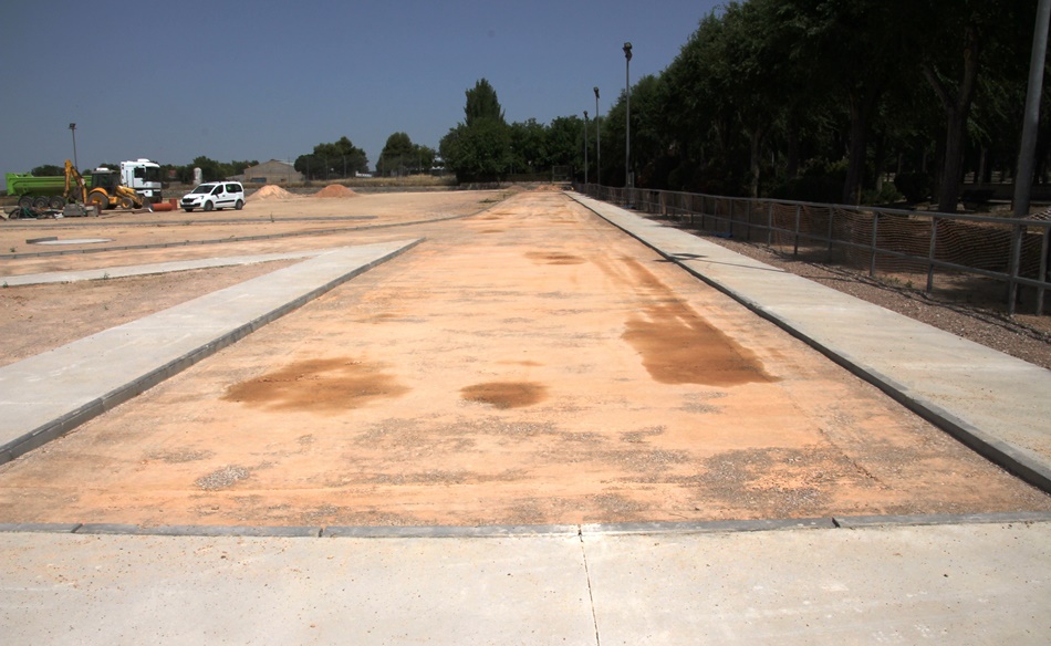 Pista atletismo recta 100 metros 30 junio