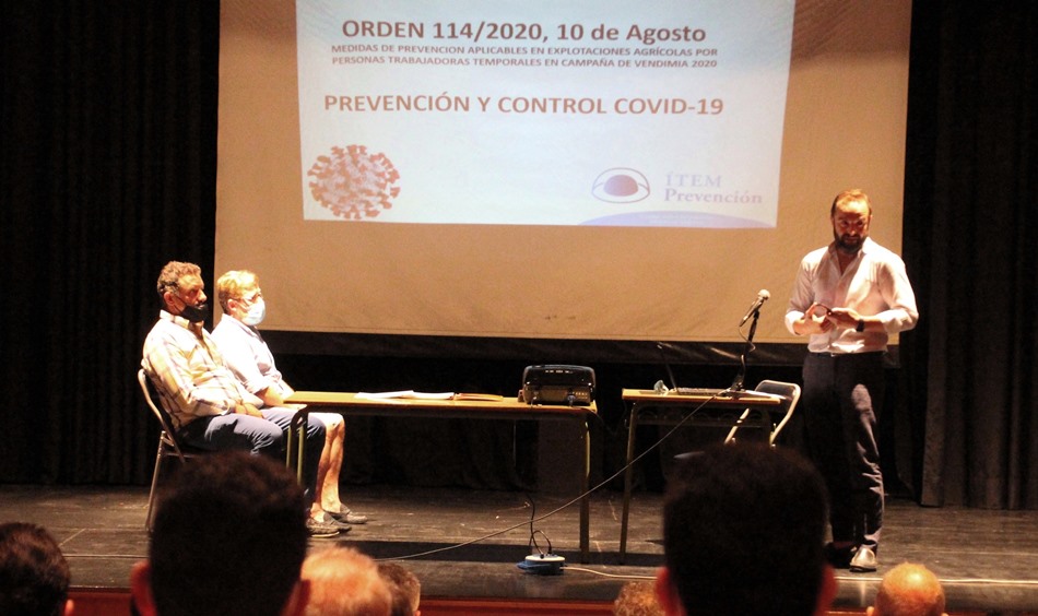 Jornada covid vendimia