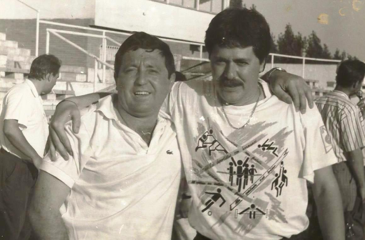 Foto eusebio naranjo 2 Eusebio Naranjo con Luis Carlos López el día del ascenso en Albacete