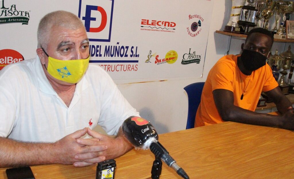 Patricio Peinado y Meshack Esun