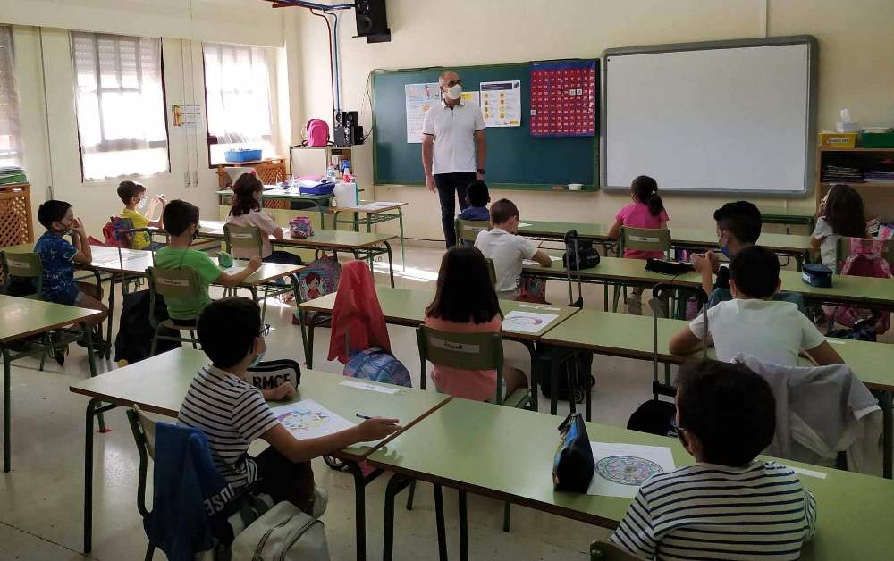 Primer día de clase en el CEIP Sagrado Corazón