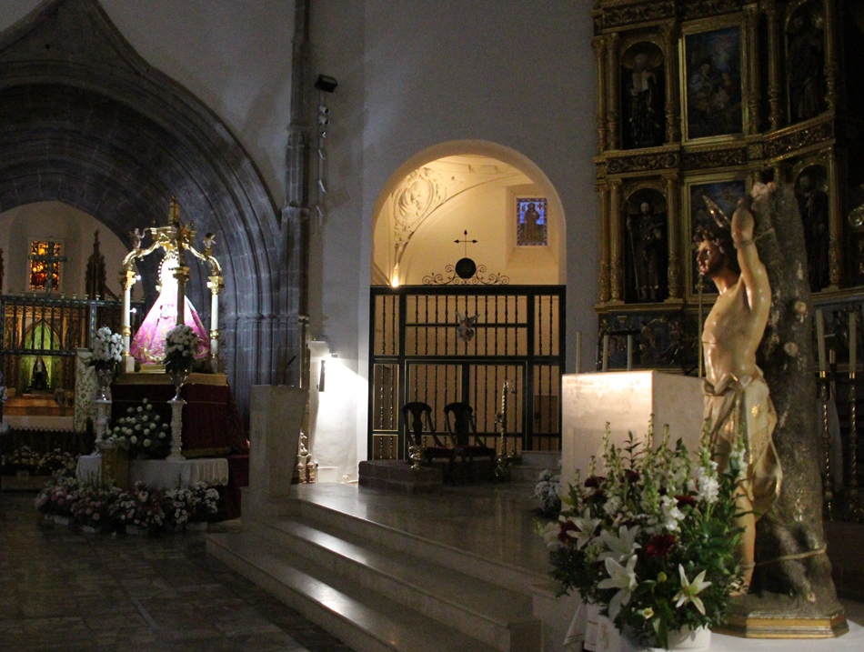 San Sebastián y la virgen de Peñarroya