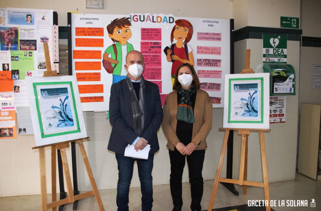 Eladio Maleno y Mercedes Jiménez en la presentación de estas jornadas