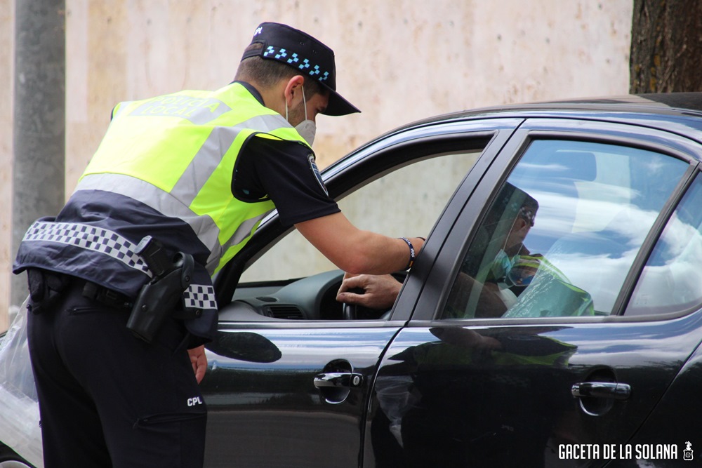 Control de alcoholemia en avenida del deporte 2021