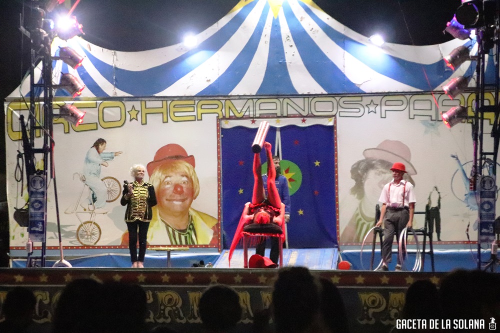 Esperanza Parada durante un número del espectáculo