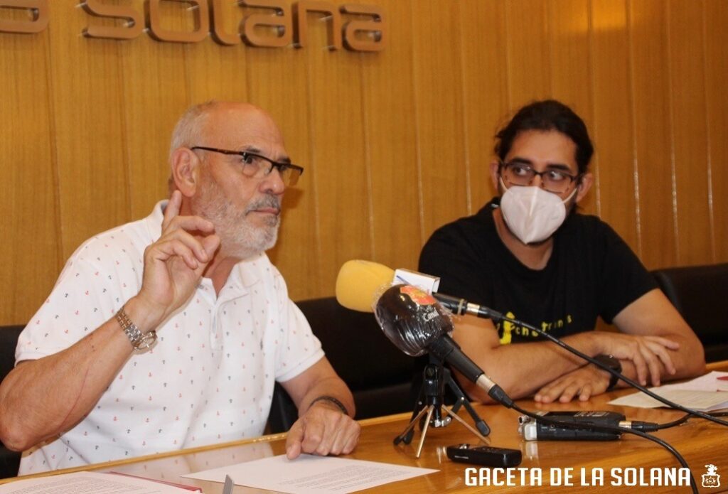 Luis Romero con Marcos Hidalgo del dúo Chiretrones