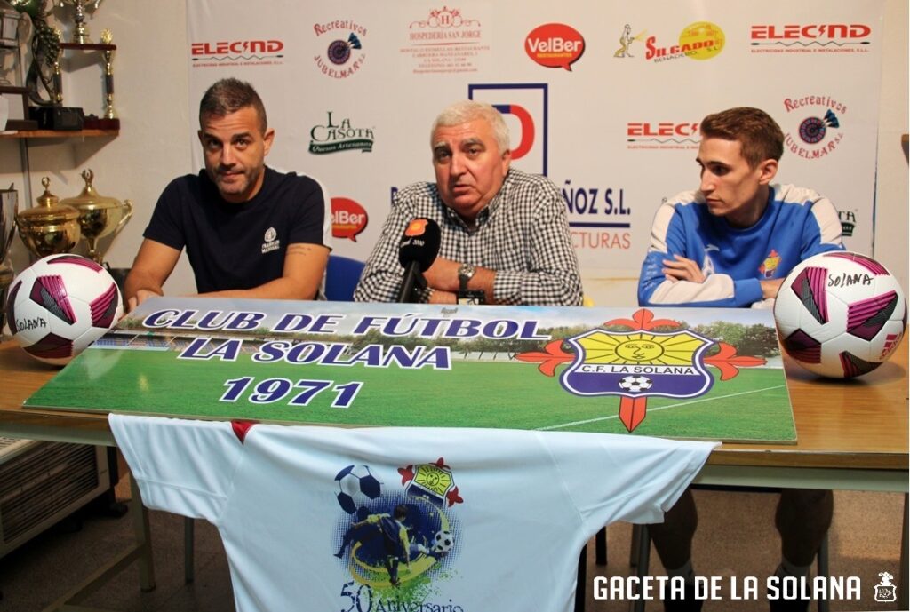 Sancho Patricio Peinado y Raúl durante la rueda de prensa