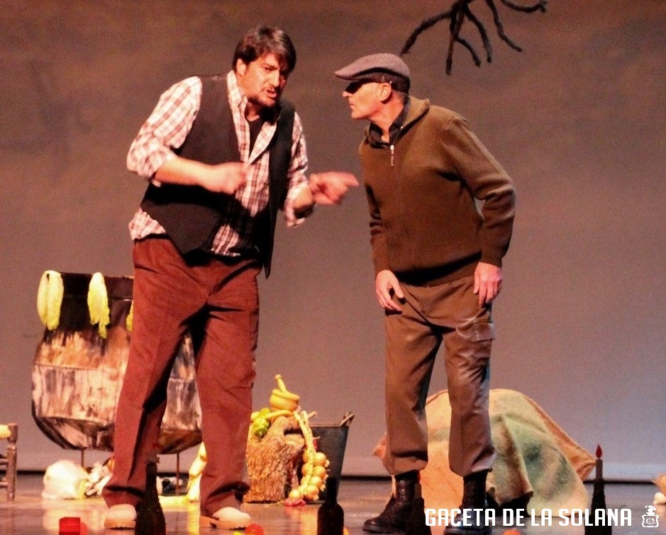 Antonio Gª Catalán y Gabriel Jaime en una escena de Brujas