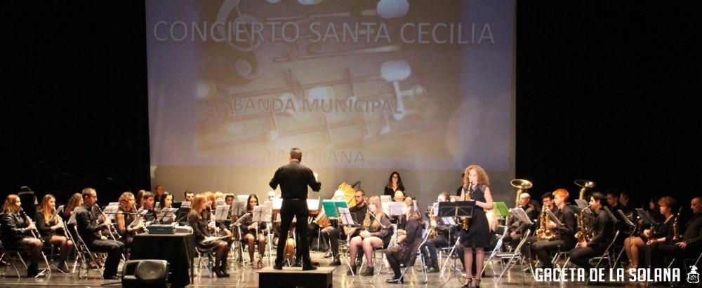 Imagen del concierto de Santa Cecilia