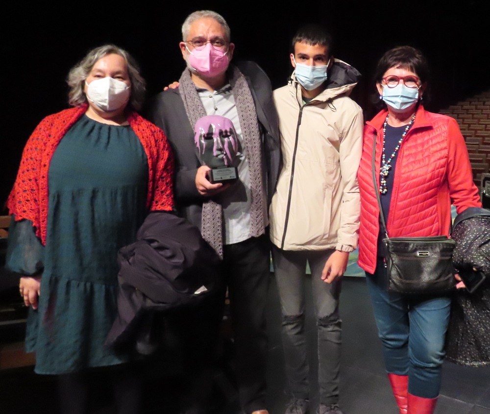 Premio Antonio Garcia Catalan con la familia