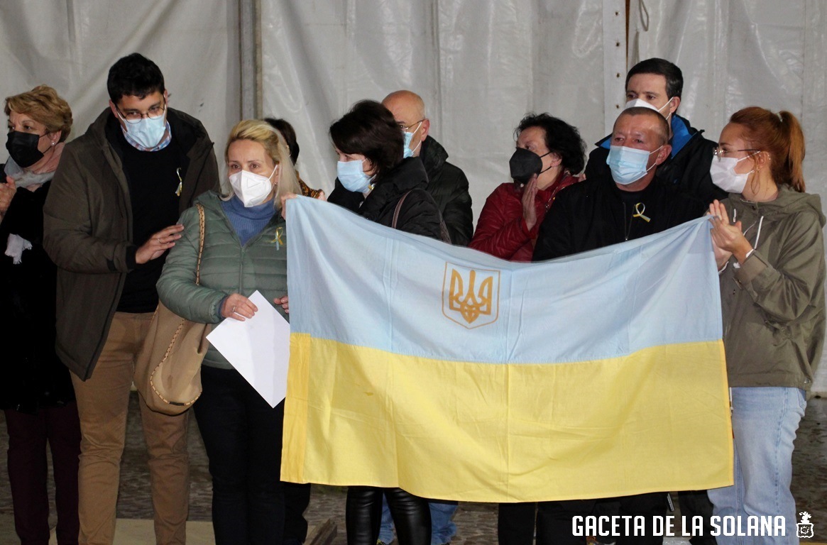 La familia de Ana Karpinska durante la concentración