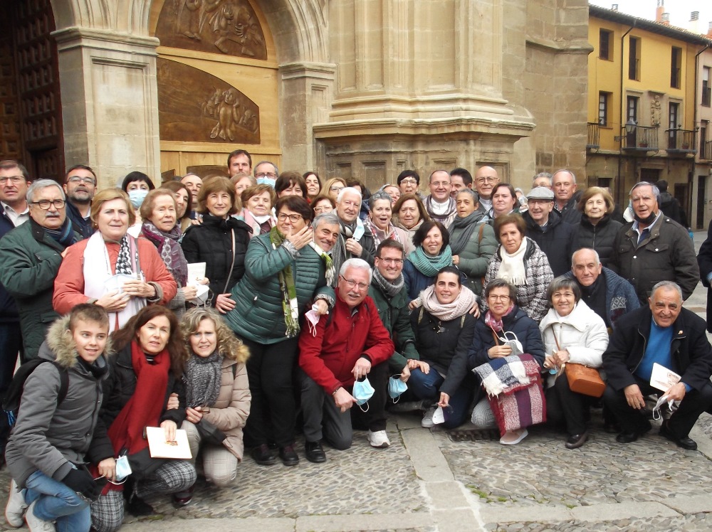 Solaneros con Santos Montoya en Santo Domingo de La Calzada