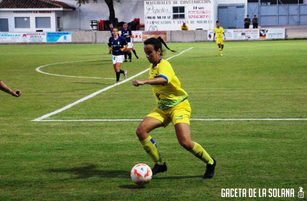 -Ana Hilario durante el último partido en La Moheda