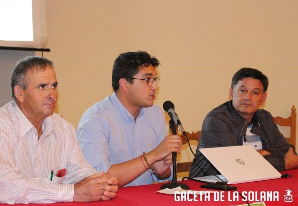-Eulalio Díaz-Cano junto a Alfonso Serrano y Julián Morcillo