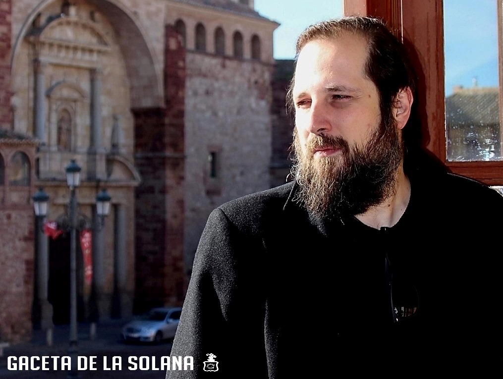 -Carlos Vermut en su última visita a La Solana-