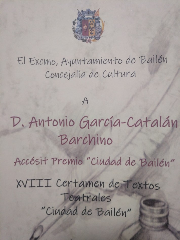 Foto Premio Antonio García-Catalán accésit - Premio Antonio García-Catalán accésit