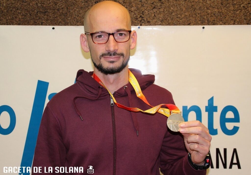-Pedro Julián Moreno con su medalla de oro