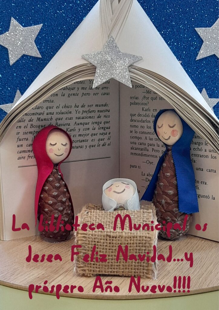 La biblioteca Municipal os desea Feliz Navidady próspero Año Nuevo