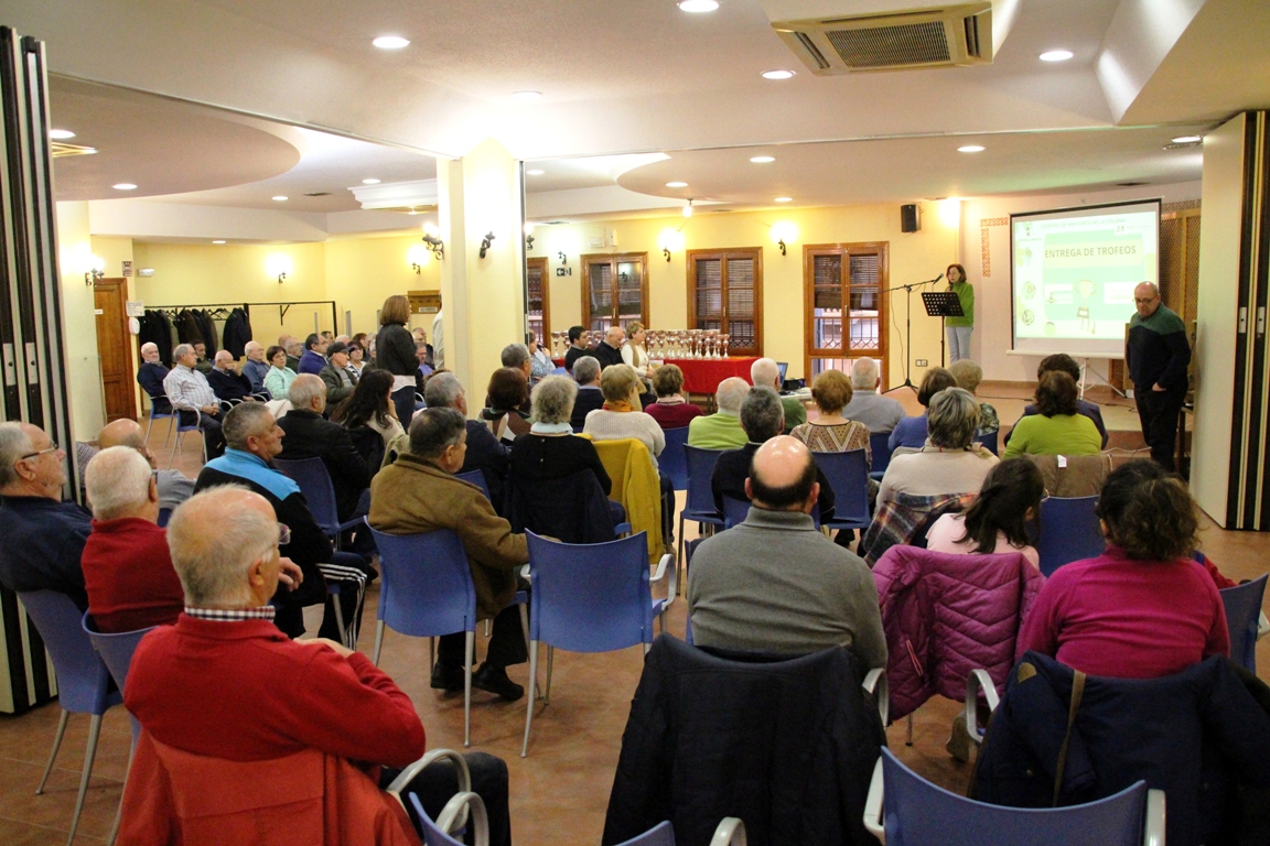 -Un momento del  acto celebrado en el Centro de Mayores