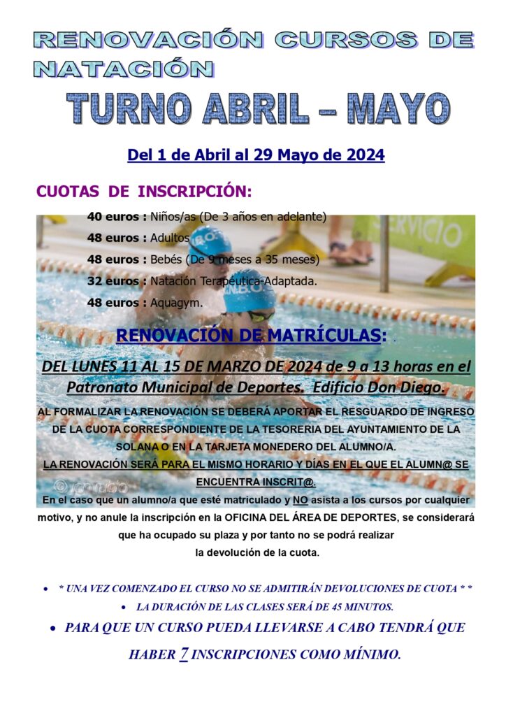 CARTEL RENOVACIÓN CURSOS ABRIL-MAYO