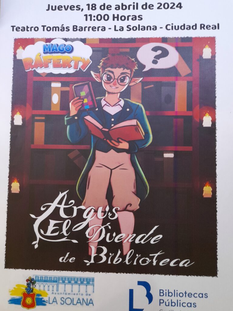 Cartel Mago Raferty para colgar en internet