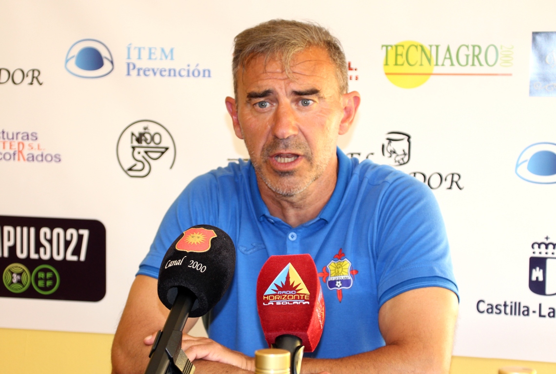 -Manolo Alfaro al término del partido