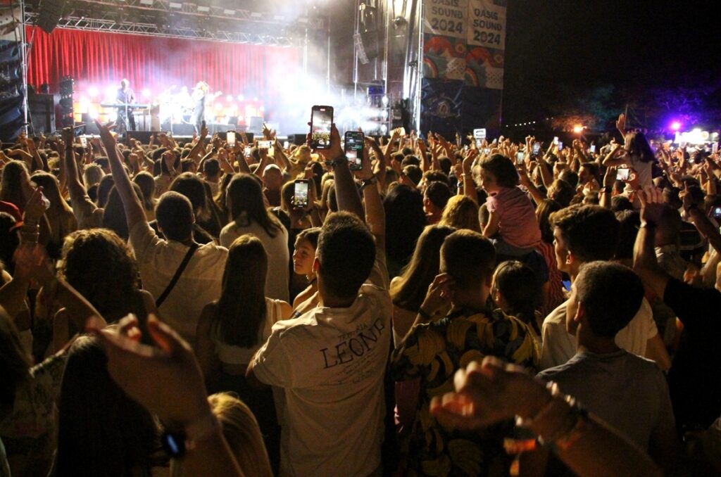 -Público durante la actuación de La Oreja de Van Gogh