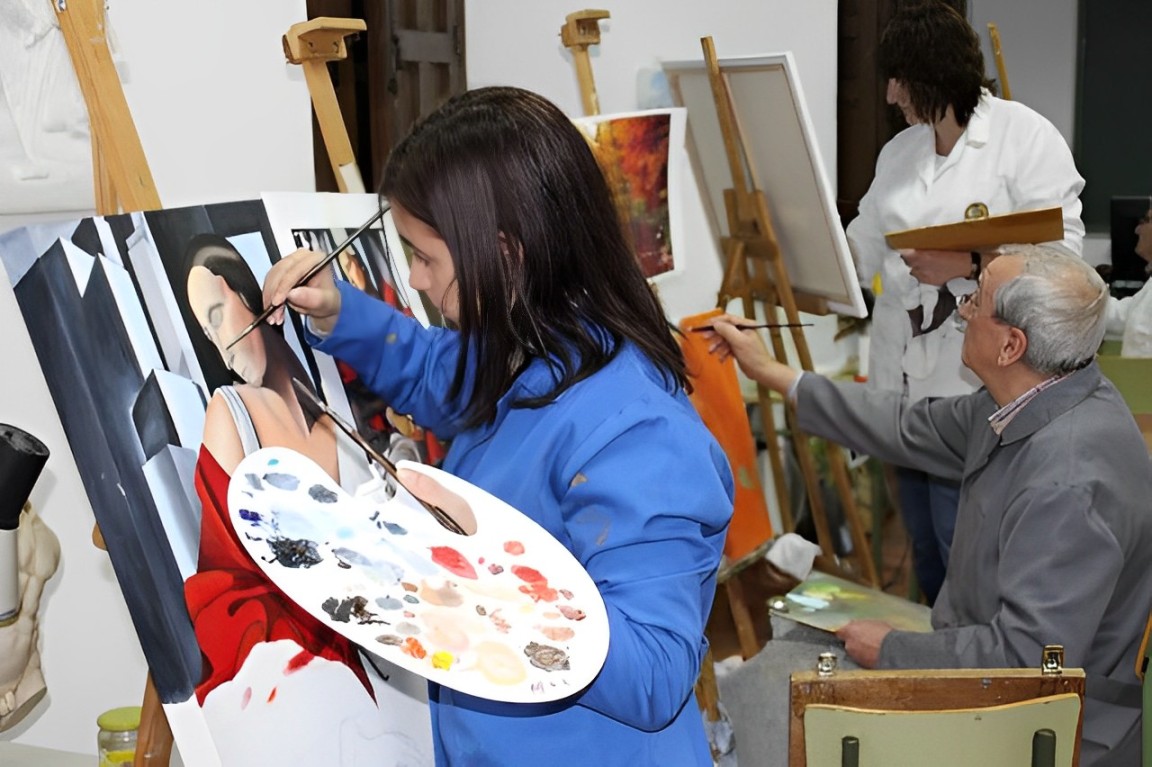 -Taller de pintura uno de los más veteranos