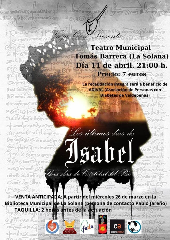 Cartel Los últimos días de Isabel