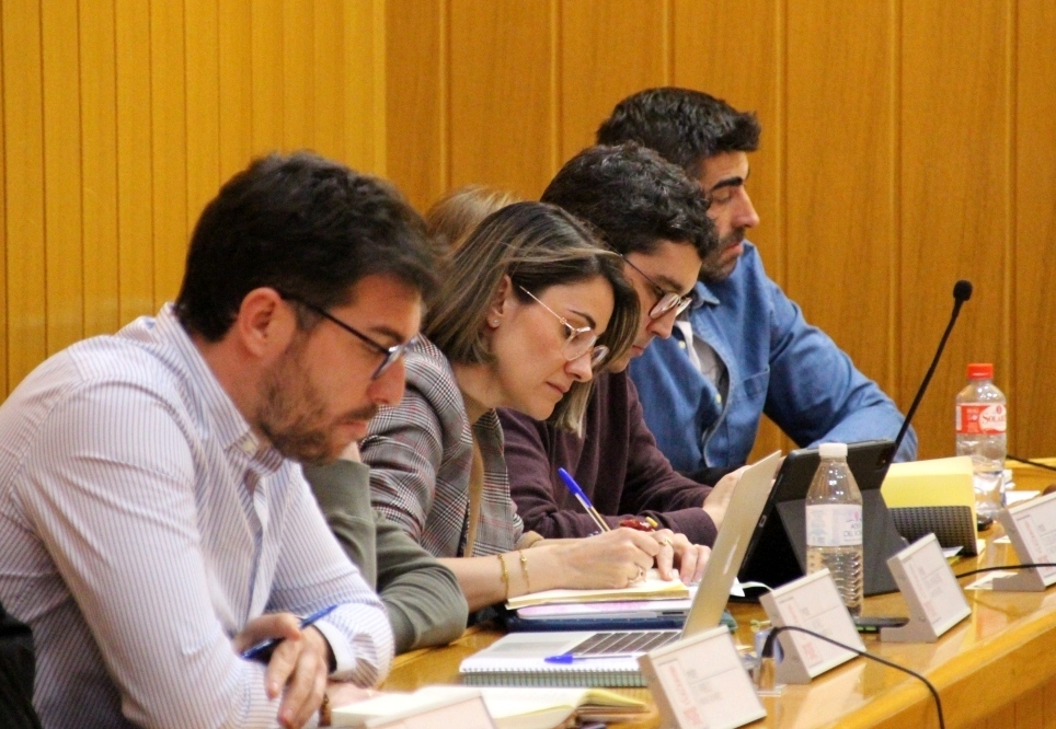 -Grupo municipal socialista en el último Pleno ordinario